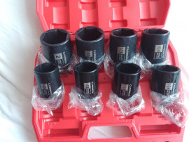 Heavy Duty CASOMAN 8buc 1/2" cu impact de adâncime, SAE, 1-9/16" la 2"
