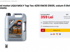 Ulei motor LIQUI MOLY Top Tec 4210 0W30 21605, volum 5 litri, sintetic