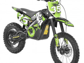Motocicleta electrica Kinderauto Motobike 35 1500W 48V roti 14/12 Green