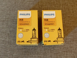 Set 2 becuri Bec H4 Philips Vision +30% 12V 60/55W P43T-38