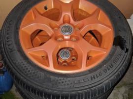 Jante 16' 5x112 &icirc;ncălțate de vara,dot 2024,