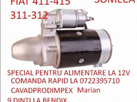 Electromotor NOU putere 4, 5kw, 24V si12V reductor tractor Fiat312,415