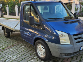 Ford Transit Platformă Auto 2008 | 2.4 Diesel | 260.000 km | Platou Galvanizat |