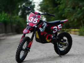 Motocicleta electrica Kinderauto Motobike 35 1500W 48V roti 14/12 RED