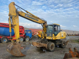 Dezmembrez excavator pe roti Komatsu PW 180 - 7K