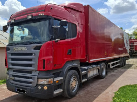 Ansamblu Scania R420 semiremorca izoterma