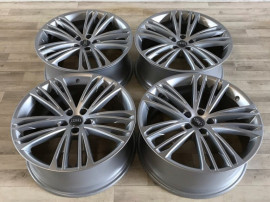 Set jante originale aliaj aluminiu argintiu Audi 20" A7 S7 4K C8 S-Line 8,5 x E