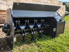 Tocător vegetatie / cositoare hidraulică pentru mini-excavator &ndash; 60cm