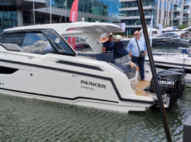 Barca Parker 100 Sorrento cu Twin Mercury F300 Verado V8