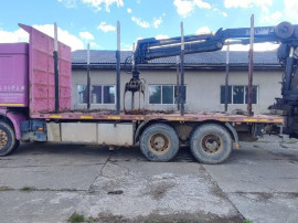 Camion transport busteni Scania 6x4 Model 143E