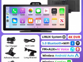 11,26" Carplay Android Auto monitor + camera incorporata 4k