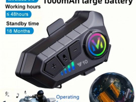 Casca Bluetooth pentru casca Moto Fullface,SoftMike,model Y10,baterie