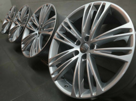 Set jante originale aliaj aluminiu argintiu Audi 5x112 R20 20" A7 S7 4K C8 S-Li