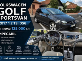 Volkswagen Golf Sportsvan 1.2 TSI DSG &ndash; Impecabil, &icirc;ntreținut obsesiv, istoric