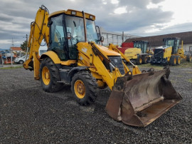 Buldoexcavator JCB 3CX, 2006, cupă multifuncțională, braț telescopic
