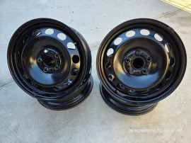 4 jante tablă originale VW R16 5x112 ET48 Golf 7 8 Octavia 3