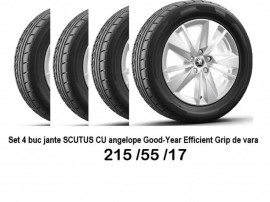 Jante cu anvelope noi , Skoda , 215/55/17