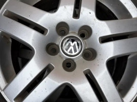Set 4 Jante aliaj originale VW 6Jx15 ET38 + anvelope pentru Golf 4/Bora