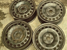 Jante otel originale vw passat 16" si capace originale 16"