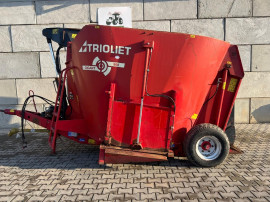 Remorca tehnologica Trioliet &ndash; 9 m3, Auto-incarcare, Melc nou +Video