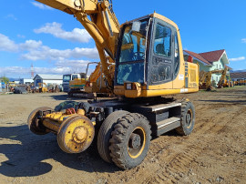 Excavator rutier&ndash;feroviar Komatsu PW170-ES, 21 tone, 2003